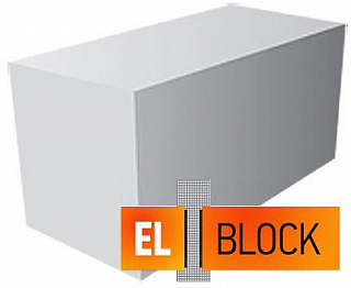 Блок газобетонный "Ровный" (газосиликатный) El-Block 600х250х400 D400
