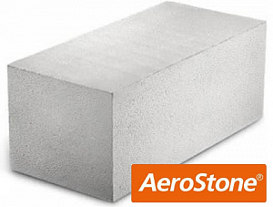 Блок газобетонный (газосиликатный) AeroStone 600x250x375 D600