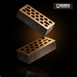 Кирпич лицевой одинарный "BROWN Diamonds" КЕРМА ПРЕМИУМ