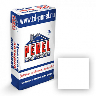 Цветная кладочная смесь "PEREL NL" / 0101 супер-белый