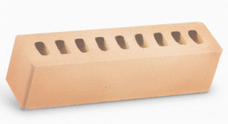 Кирпич лицевой (изделие керамическое ИК-2) гладкий "Слоновая кость" Голицыно