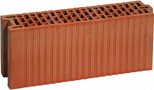 Керамический блок POROTHERM-8  4.5NF красный 80x500x219 ВИНЕРБЕРГЕР М-100 рифленый